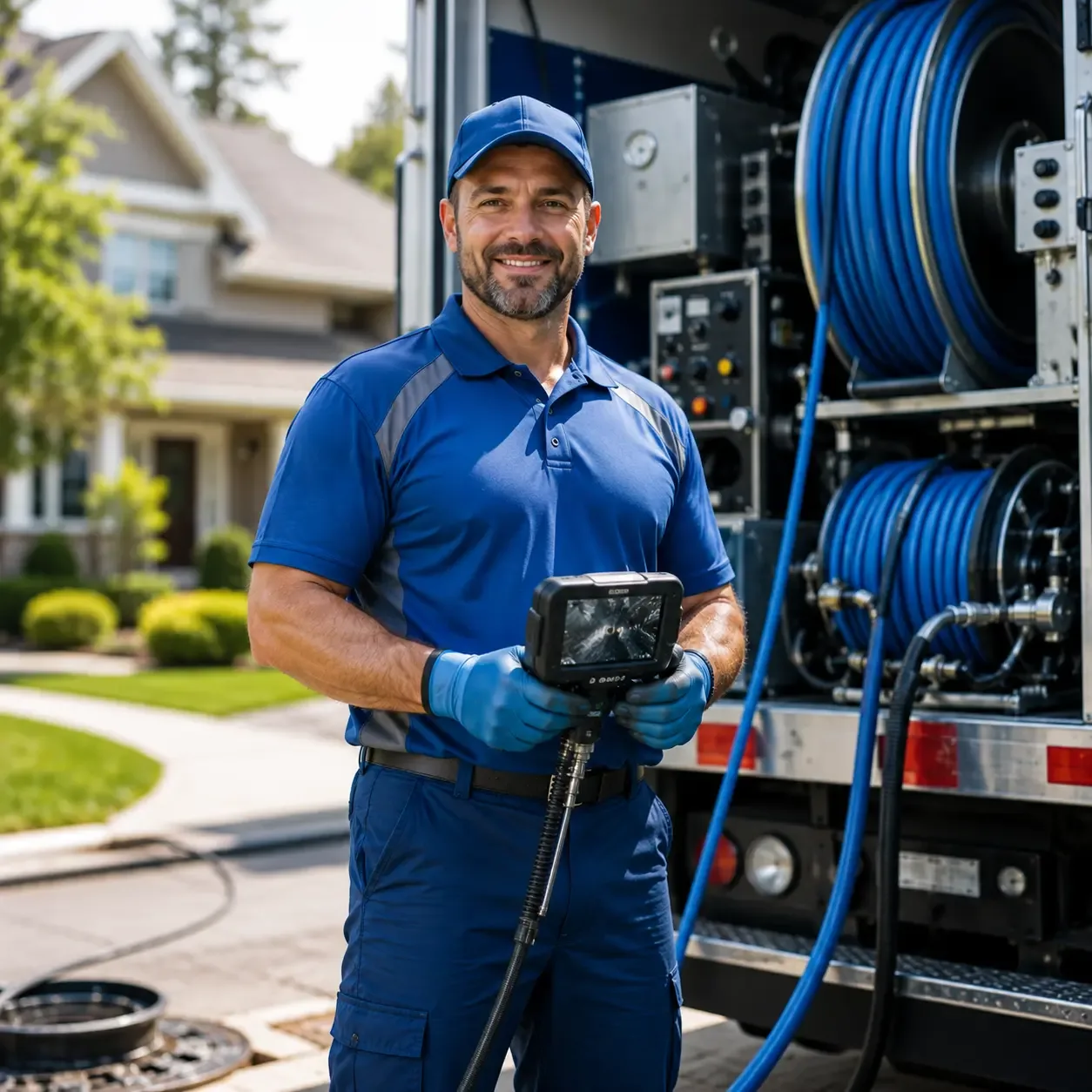 Local outdoor drain cleaning specialists in Buda, IL